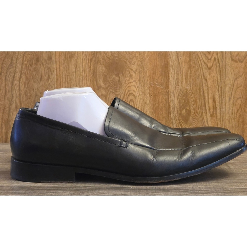 Banana Republic Italian Leather Loafers Shoes Mens Size 12 Black